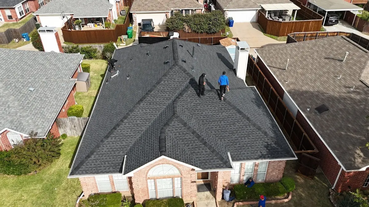 Commercial Roofing work in progress on a North Myrtle Beach property